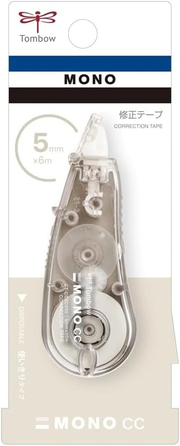 Tip Ex Kertas / Correction Tape Tombow CT-CC5C52 MONO Soft Beige 5mmx6m